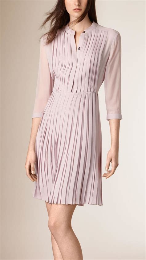 burberry pleated lace shirt dress|burberry formal dresses.